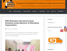 Tablet Screenshot of bnshosting.net